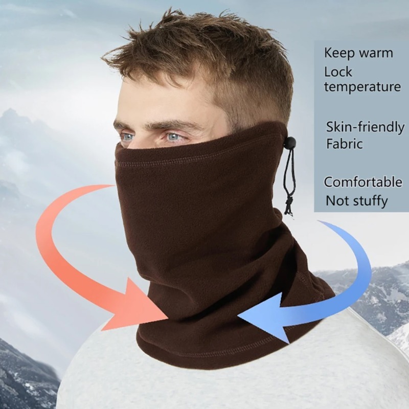 Winter Neck Warmer Gaiter Scar - Respirator Half Face ulasan dan harga