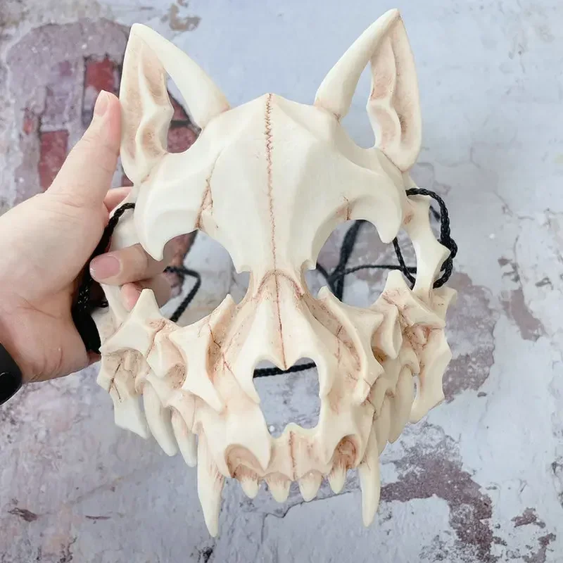 Halloween Horror Mask Half Fac - Respirator Half Face ulasan dan harga