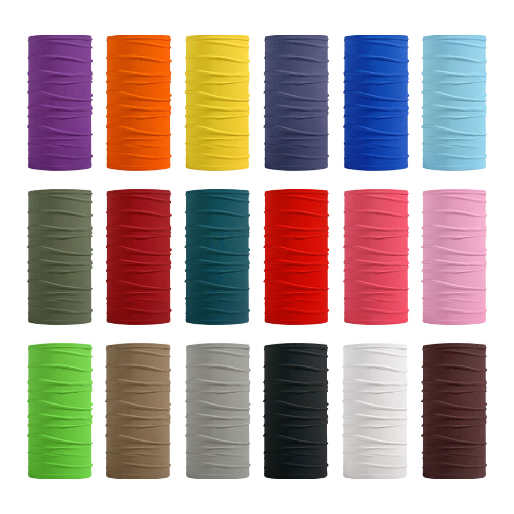 Seamless Solid Color Bandanas  - Neck Gaiter Face Cover ulasan dan harga